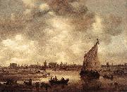 GOYEN, Jan van View of Leiden dg oil on canvas